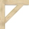 Ekena Millwork Traditional Block Rough Sawn Bracket w/ Offset Brace, Douglas Fir, 8"W x 36"D x 36"H BKT0806X36X36TRA05RDF - alternate 4